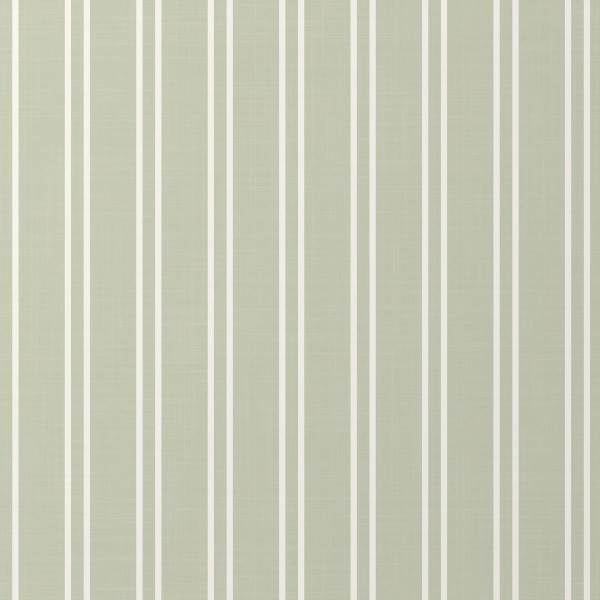 sage green farmhouse ticking stripe wallpaper in peel and stick, prepasted or traditional nonpasted for a country cottage or classic interior.