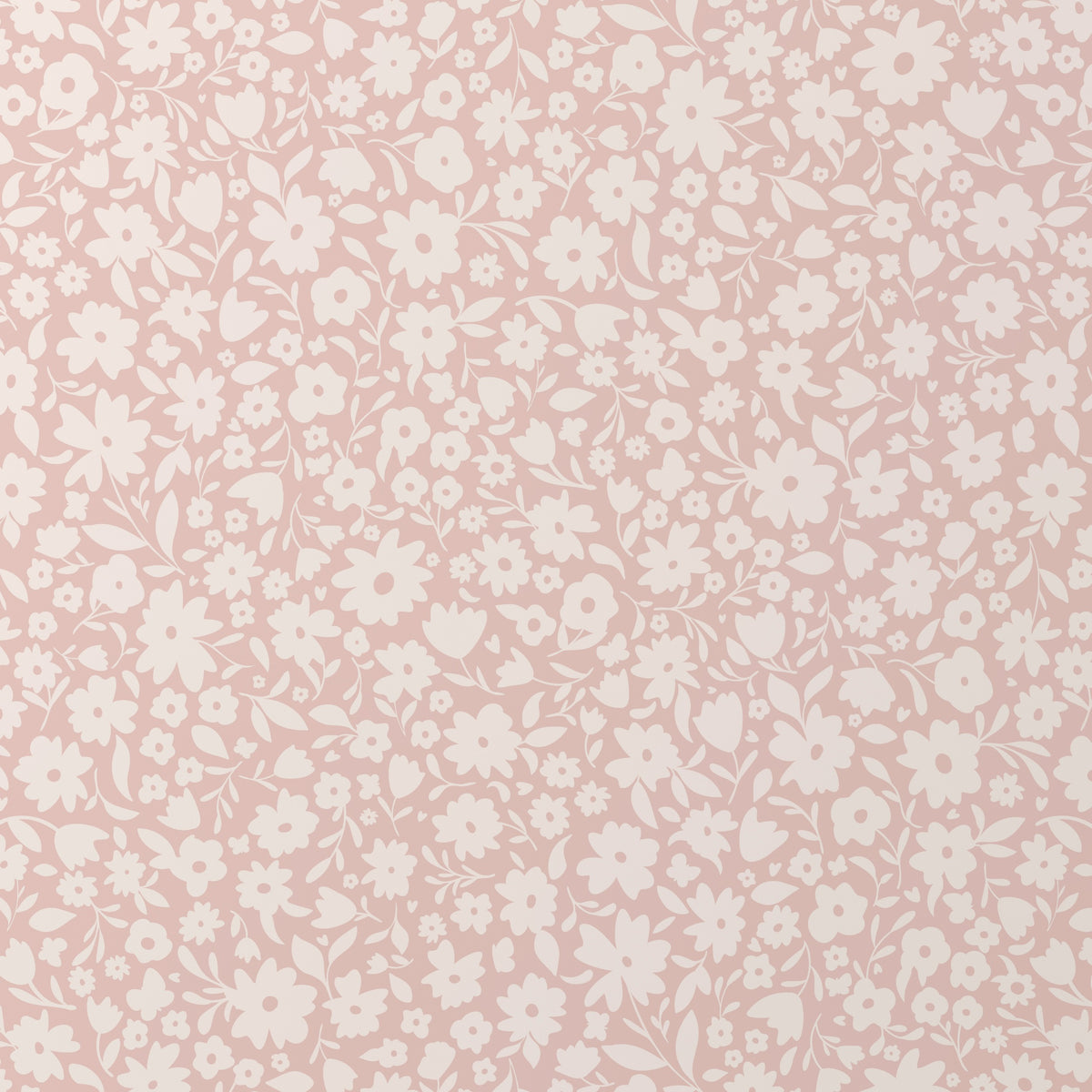 pink floral girls nursery wallpaper in removable peel and stick, prepasted or traditional nonpasted perfect for girly bedroom, powder room or accent wall.