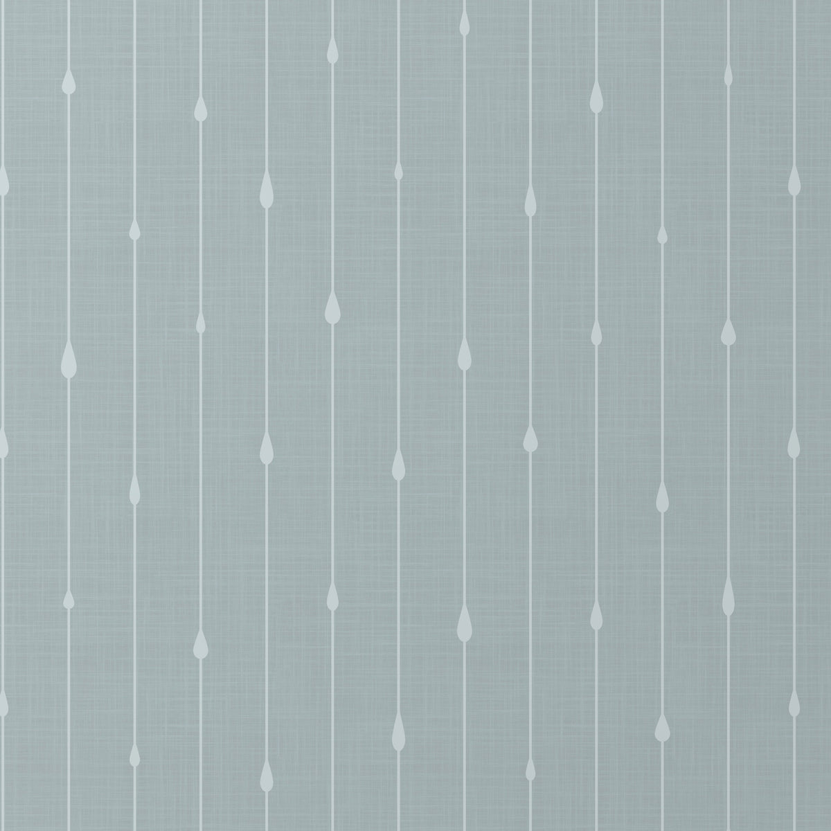 light blue coastal stripe with nautical water drops in removable peel and stick, prepasted or traditional nonpasted wallpaper for a powder room, bathroom, bedroom, or nursery wall.