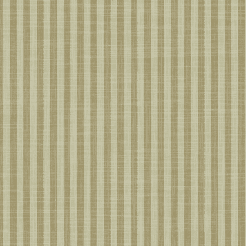 Farmhouse Stripe Wallpaper - Olive wallpaper available in peel and stick (removable), prepasted, and traditional nonpasted / unpasted 