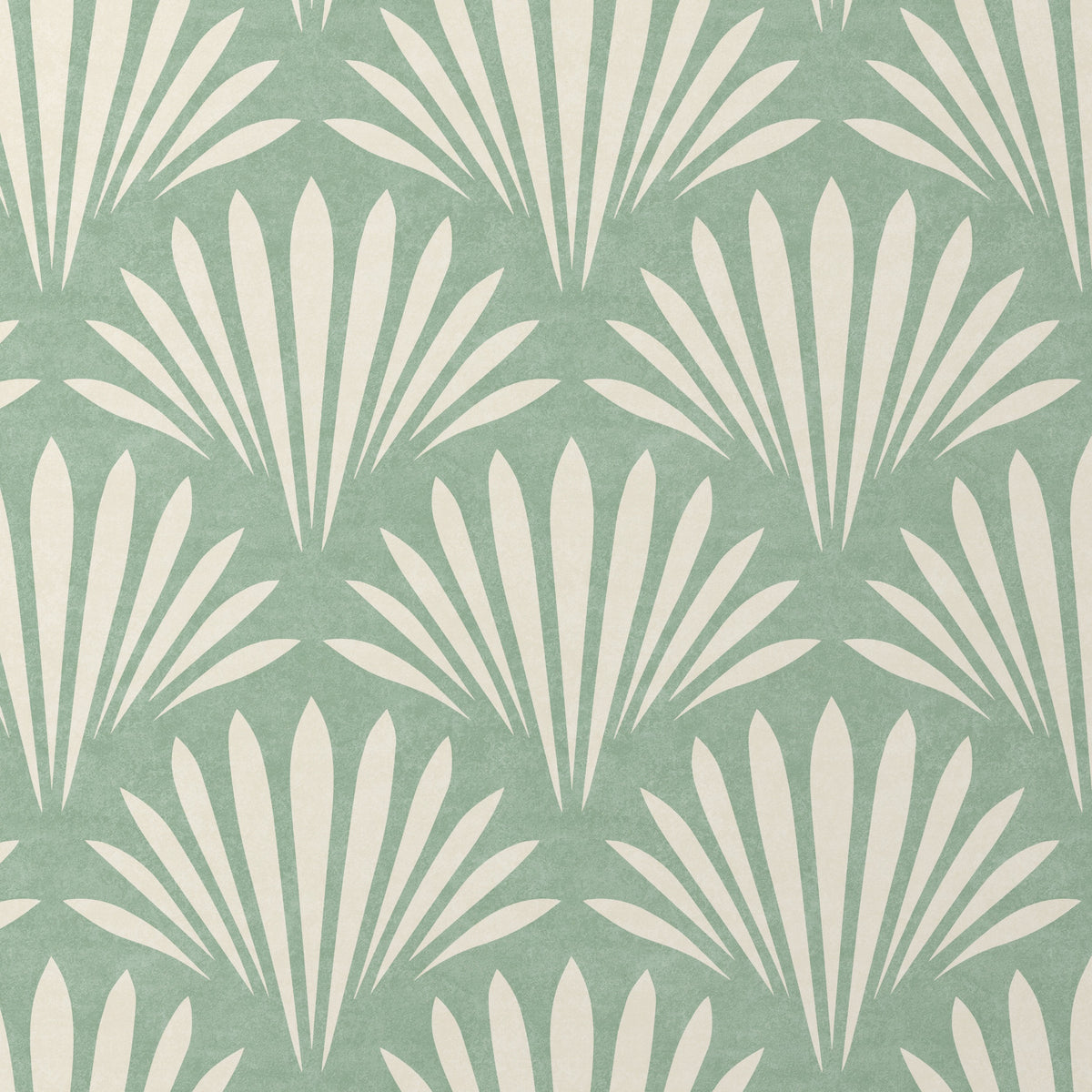 coastal shell green wallpaper in removable peel and stick, prepasted or traditional nonpasted for modern art deco or boho beach house decor.